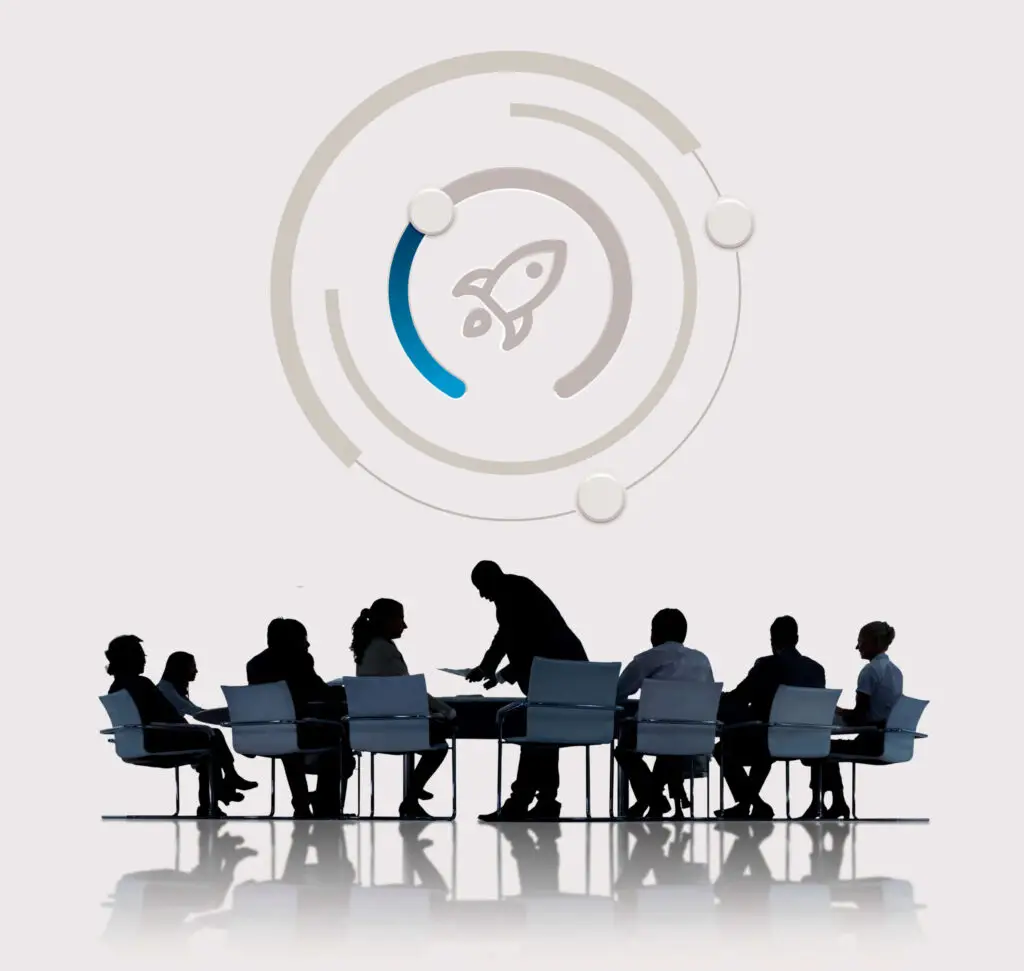 Start-up business meeting