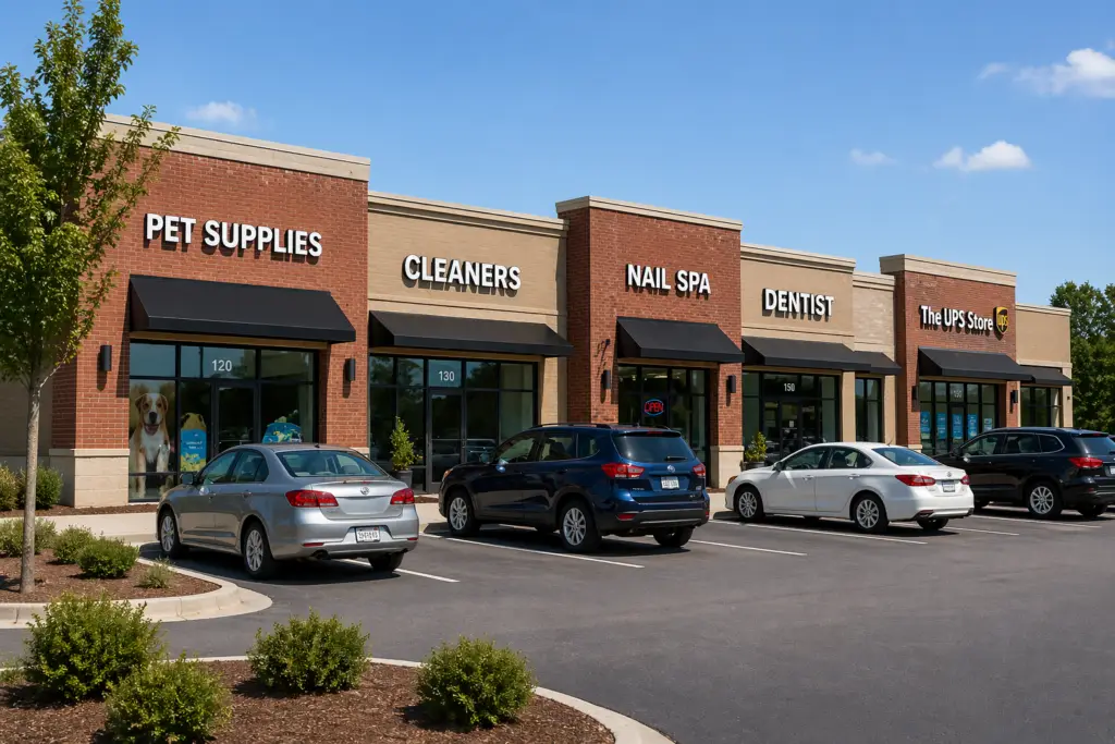 Commercial retail shop