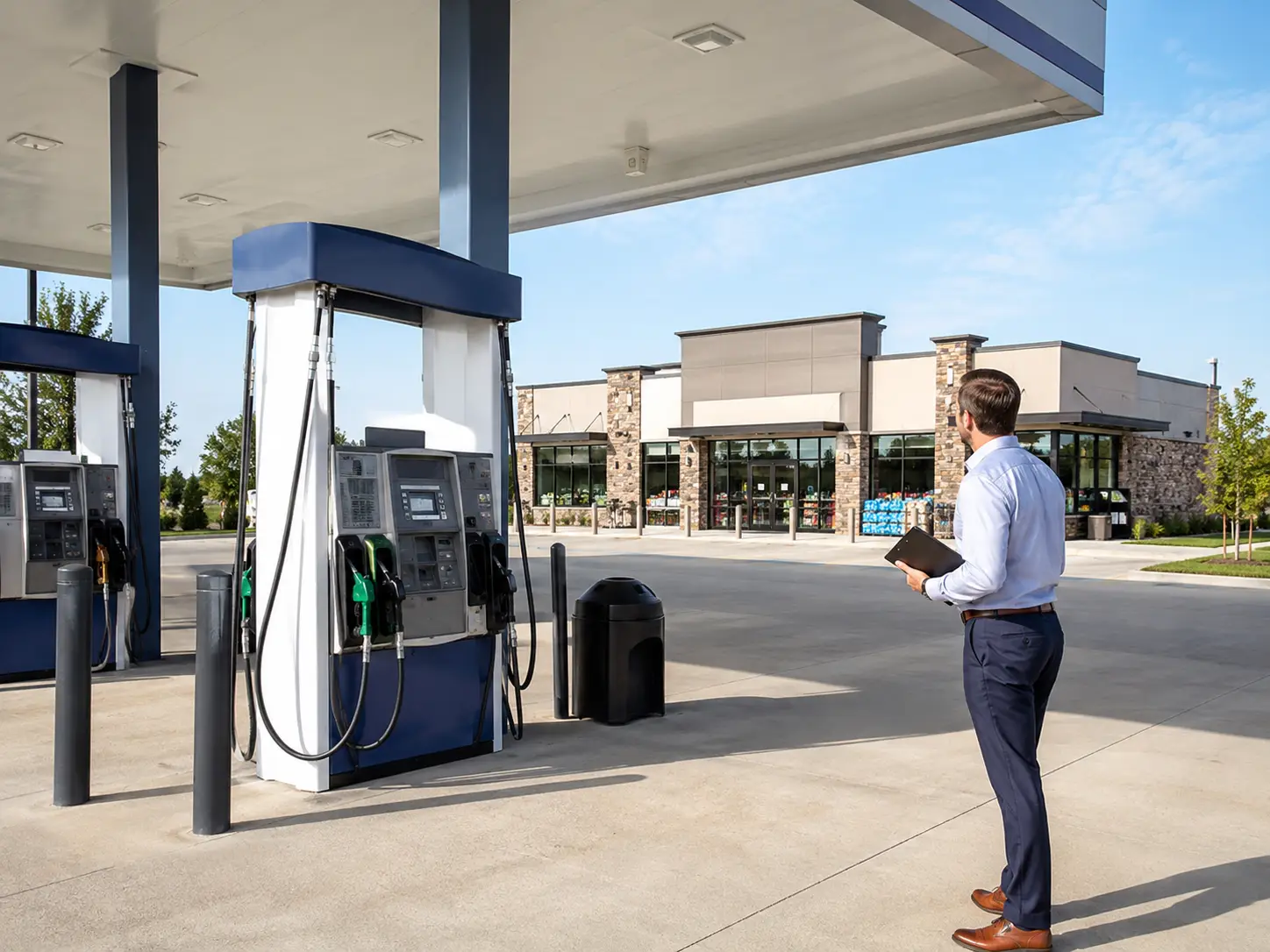 Fuel pumps and convenience store used in a commercial loan review