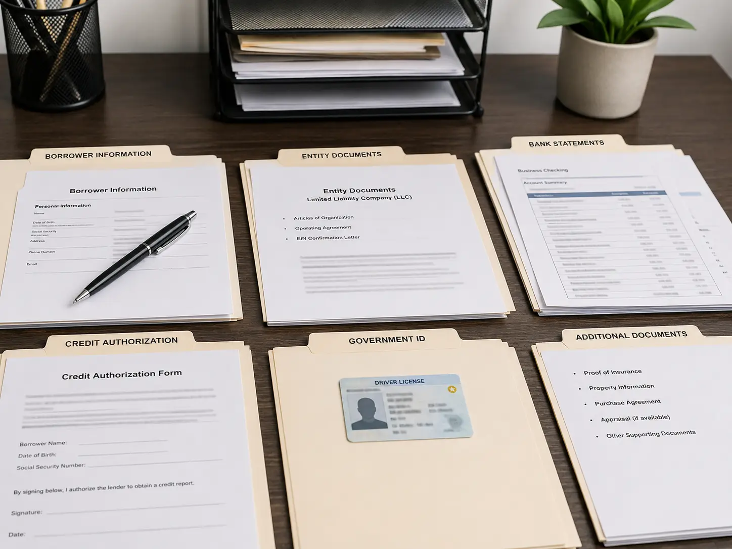 hard money loan document for borrower