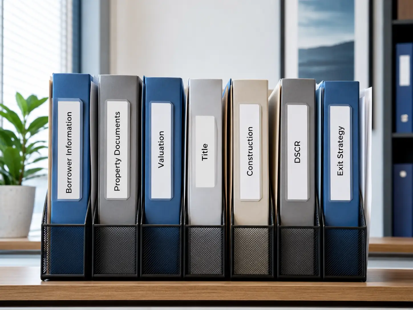 Organized private lending document checklist for borrower review
