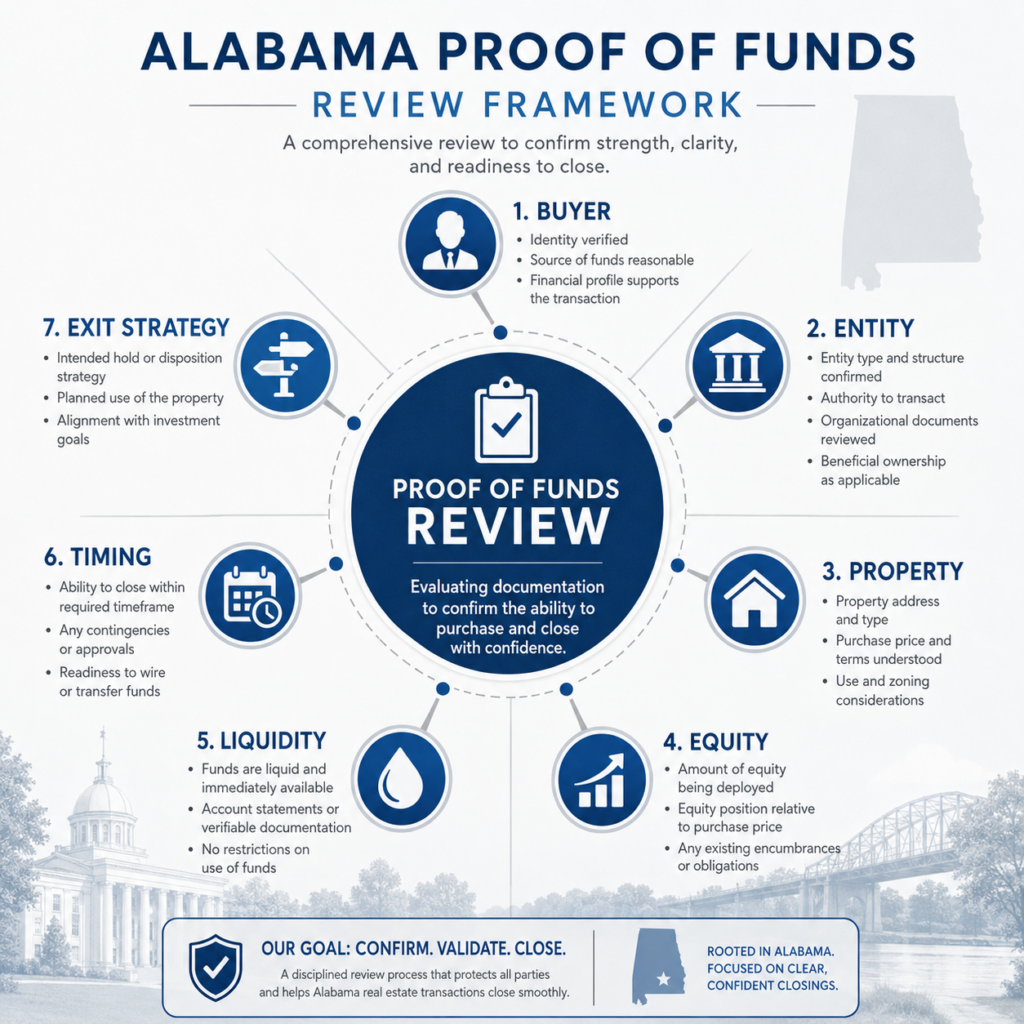 Alabama proof of funds